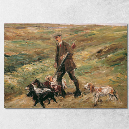 Cacciatore Nelle Dune Max Liebermann mlb45 quadro stampato su tela