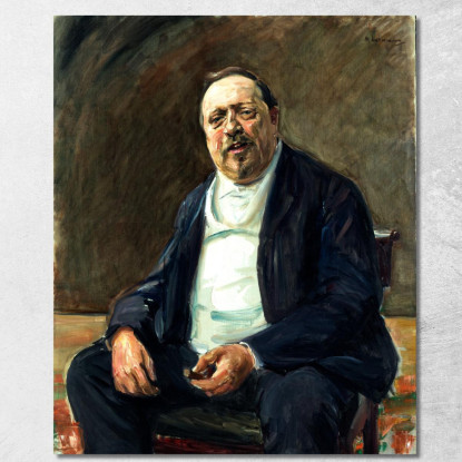 Ritratto Di Alfred Von Berger Max Liebermann mlb59 quadro stampato su tela
