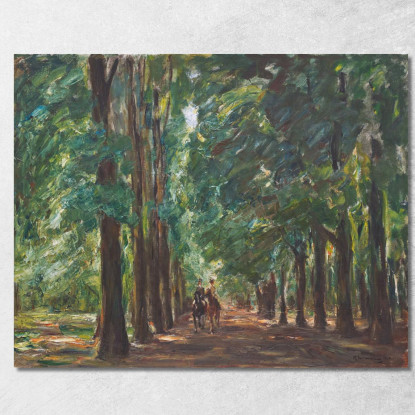 Cavaliere Nel Viale Presso Sakrow Max Liebermann mlb67 quadro stampato su tela