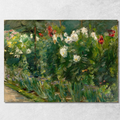 Fiori Rossi E Bianchi Verso Sud-Est Max Liebermann mlb70 quadro stampato su tela