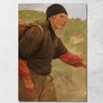Contadino Che Cammina Max Liebermann mlb72 quadro stampato su tela