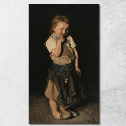 La Figlia Del Calzolaio Max Liebermann mlb85 quadro stampato su tela