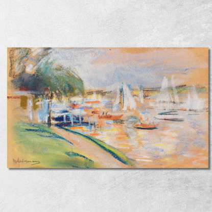 Wannsee Max Liebermann mlb95 quadro stampato su tela