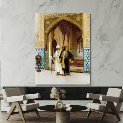 Dopo Le Preghiere Rudolf Ernst rer8 quadro stampato su tela