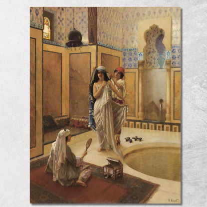 Dopo Il Bagno Rudolf Ernst rer9 quadro stampato su tela