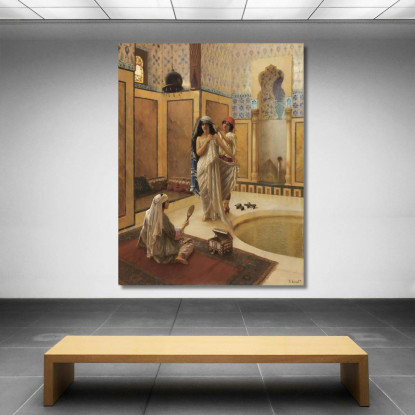 Dopo Il Bagno Rudolf Ernst rer9 quadro stampato su tela