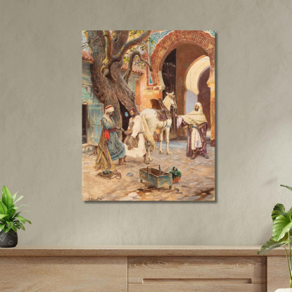 Il Maniscalco Rudolf Ernst rer42 quadro stampato su tela