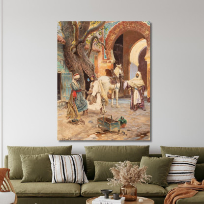 Il Maniscalco Rudolf Ernst rer42 quadro stampato su tela