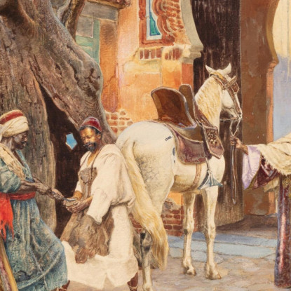 Il Maniscalco Rudolf Ernst rer42 quadro stampato su tela