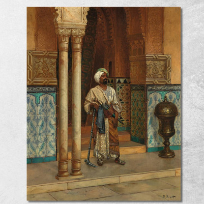 La Guardia Del Palazzo 2 Rudolf Ernst rer59 quadro stampato su tela