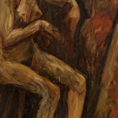 Nudo Di Donna Seduta Tadeusz Makowski tmk4 quadro stampato su tela