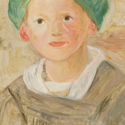 Ragazzo Con Berretto Verde Tadeusz Makowski tmk15 quadro stampato su tela