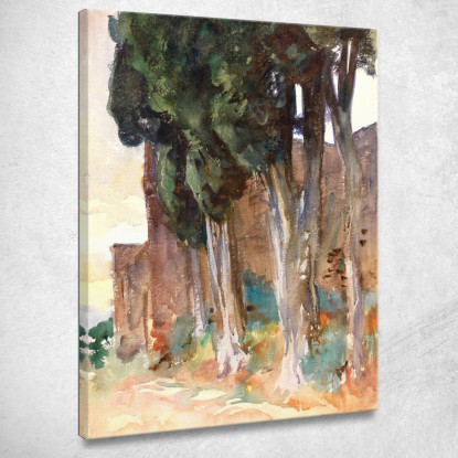 Alhambra Di Granada John Singer Sargent jss10 quadro stampato su tela