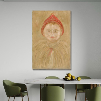 Bambino Con Mantellina Tadeusz Makowski tmk40 quadro stampato su tela