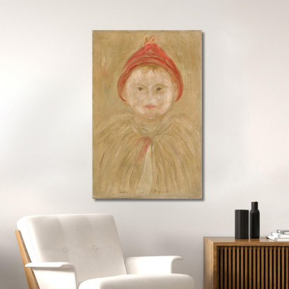 Bambino Con Mantellina Tadeusz Makowski tmk40 quadro stampato su tela