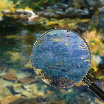 Piscina Alpina John Singer Sargent jss11 quadro stampato su tela