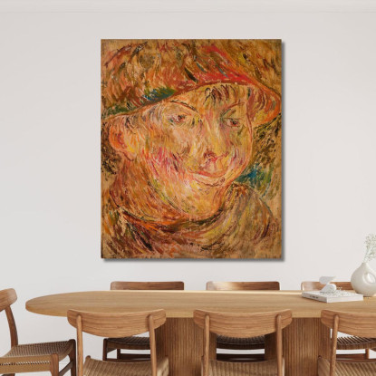 Testa Di Un Ragazzo Con Cappello Tadeusz Makowski tmk71 quadro stampato su tela