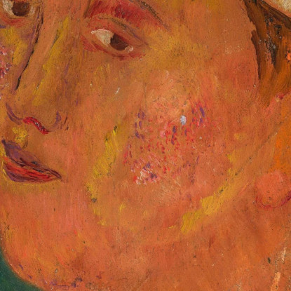 Testa Di Una Ragazza Con Cappello Tadeusz Makowski tmk73 quadro stampato su tela