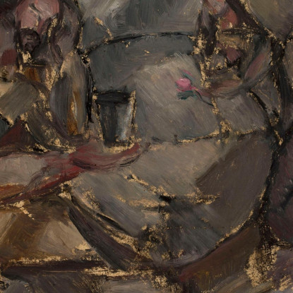 In Una Enoteca Tadeusz Makowski tmk85 quadro stampato su tela