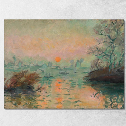 Paesaggio Al Tramonto Tadeusz Makowski tmk93 quadro stampato su tela