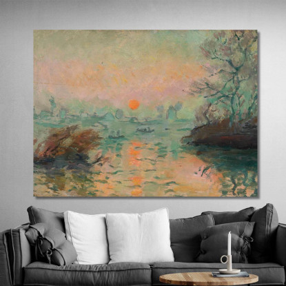 Paesaggio Al Tramonto Tadeusz Makowski tmk93 quadro stampato su tela