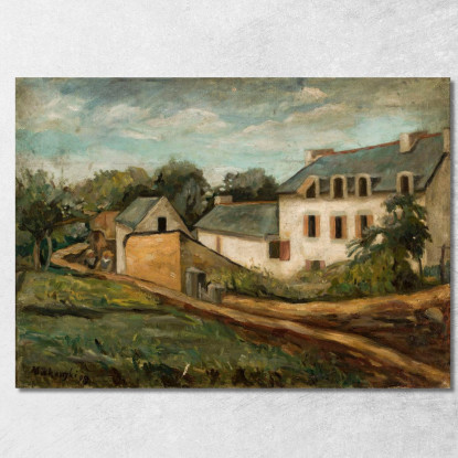 Paesaggio Da Le Pouldu Tadeusz Makowski tmk94 quadro stampato su tela