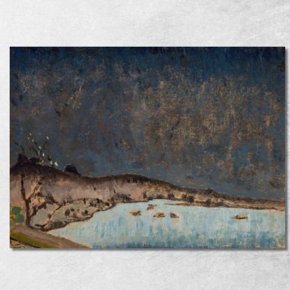 Paesaggio Con Nuvole Tadeusz Makowski tmk99 quadro stampato su tela