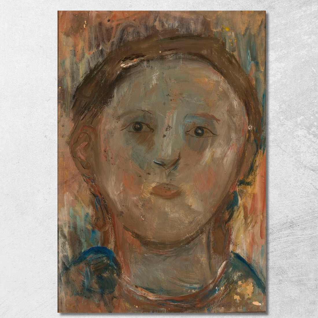 Testa Di Bambina Tadeusz Makowski tmk111 quadro stampato su tela