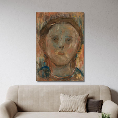 Testa Di Bambina Tadeusz Makowski tmk111 quadro stampato su tela