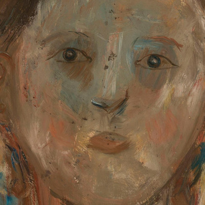 Testa Di Bambina Tadeusz Makowski tmk111 quadro stampato su tela