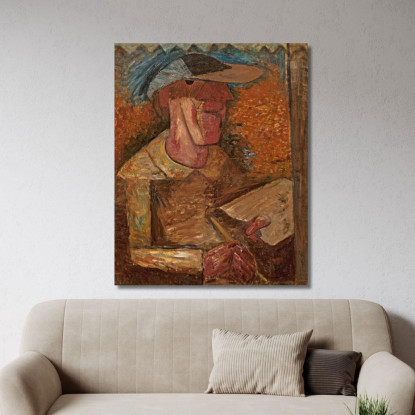 Mascherata Al Buio Tadeusz Makowski tmk119 quadro stampato su tela