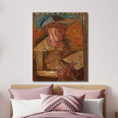 Mascherata Al Buio Tadeusz Makowski tmk119 quadro stampato su tela