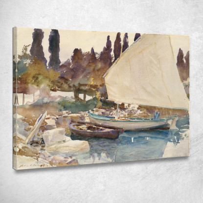 Barche 2 John Singer Sargent jss24 quadro stampato su tela