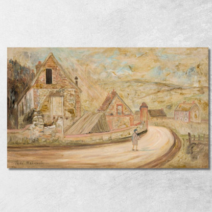 Strada Per Merey Tadeusz Makowski tmk157 quadro stampato su tela