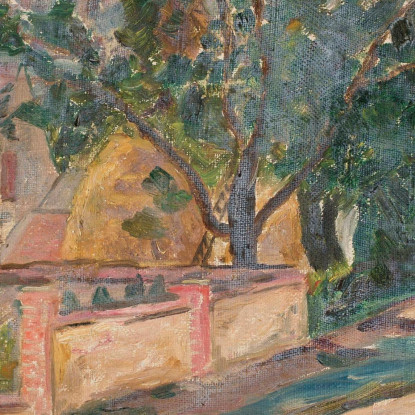 Casa Sul Ciglio Della Strada Tadeusz Makowski tmk158 quadro stampato su tela