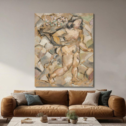 Donna Che Corre Tadeusz Makowski tmk162 quadro stampato su tela