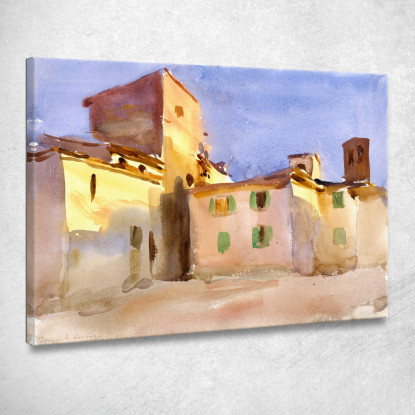 Borgo San Lorenzo 2 John Singer Sargent jss27 quadro stampato su tela