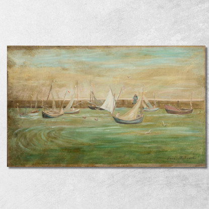Barche A Vela Tadeusz Makowski tmk167 quadro stampato su tela