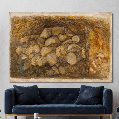 Sag Drzewa Tadeusz Makowski tmk180 quadro stampato su tela