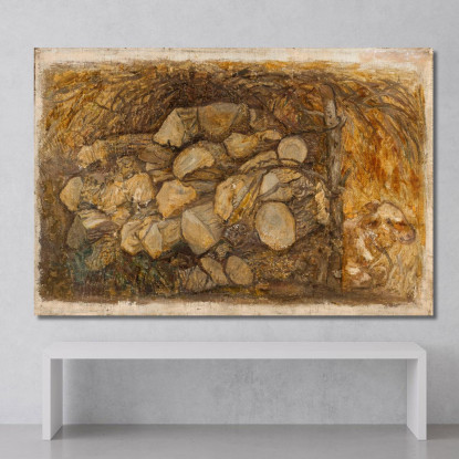 Sag Drzewa Tadeusz Makowski tmk180 quadro stampato su tela