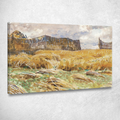 Campo Mimetizzato In Francia John Singer Sargent jss33 quadro stampato su tela