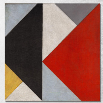 Composizione Decentralizzata Theo van Doesburg tvd5 quadro stampato su tela