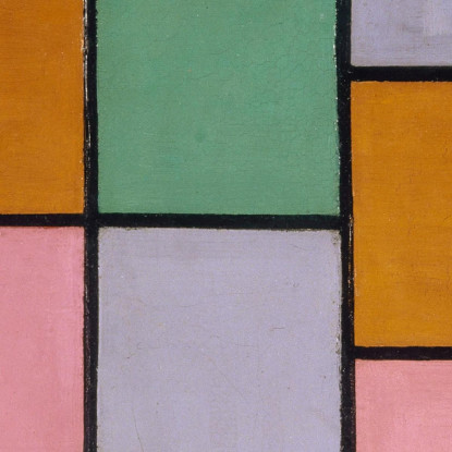 Composizione In Dissonanze Theo van Doesburg tvd7 quadro stampato su tela