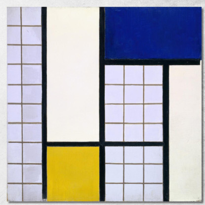 Composizione In Mezzi Toni Theo van Doesburg tvd9 quadro stampato su tela