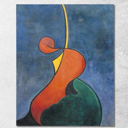 Movimento Eroico Theo van Doesburg tvd17 quadro stampato su tela