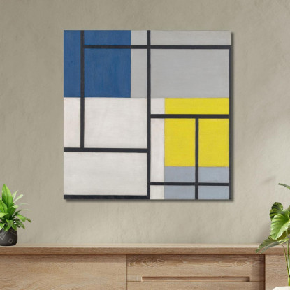 Composizione Simultanea Theo van Doesburg tvd19 quadro stampato su tela