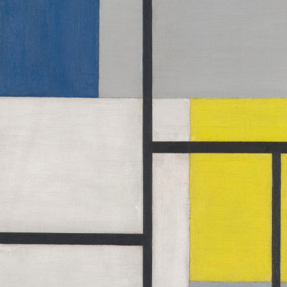 Composizione Simultanea Theo van Doesburg tvd19 quadro stampato su tela