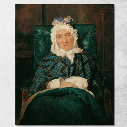 Aloisia Eltz In Poltrona Ferdinand Georg Waldmüller fgw3 quadro stampato su tela