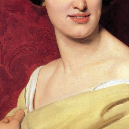 Anna Bayer La Seconda Moglie Dell'Artista Ferdinand Georg Waldmüller fgw5 quadro stampato su tela