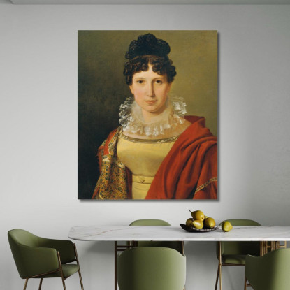 Catharina Baronessa Von Koudelka Ferdinand Georg Waldmüller fgw18 quadro stampato su tela